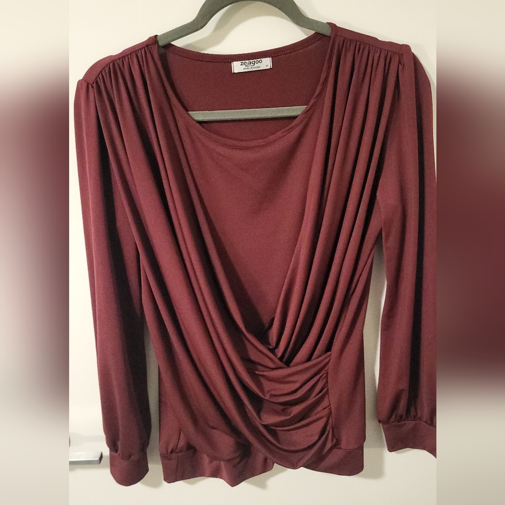 Front Wrap Blouse